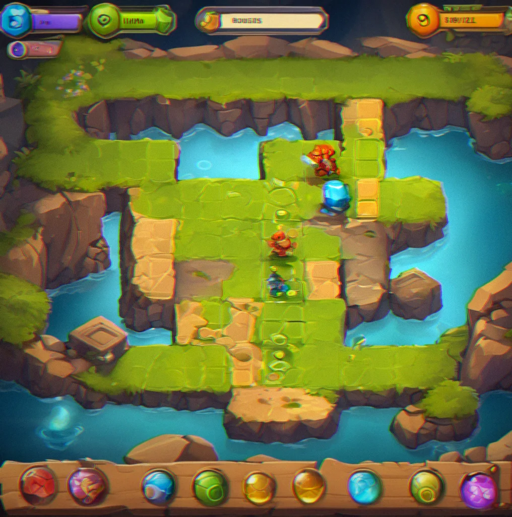 Tutorial-free interface showing a single puzzle with no text overlay, inviting player experimentation through visual structure alone